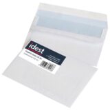 Koperta biała C6 114x162mm SK 100szt. IDEST