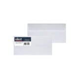 Koperta biała DL 110x220mm HK 100szt. IDEST