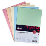 Papier ksero kolor A4/80 IDEST mix pastelowy 100szt.