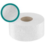 Papier toaletowy jumbo makulatura 2-warstwowy biały 2x18g 110m IDEST 12szt.